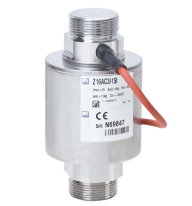 Z16A 拉压称重传感器，HBM 为悬挂负载的称重提供了独特的解决方案。应用包括重力液位测量或使用附加过程容器进行配料。